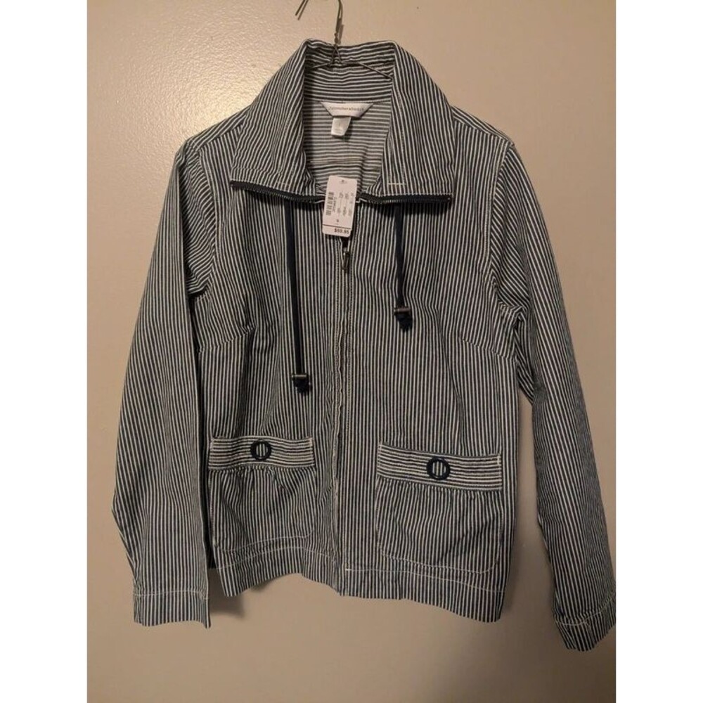 Christopher & Banks Stripe Jacket, Small